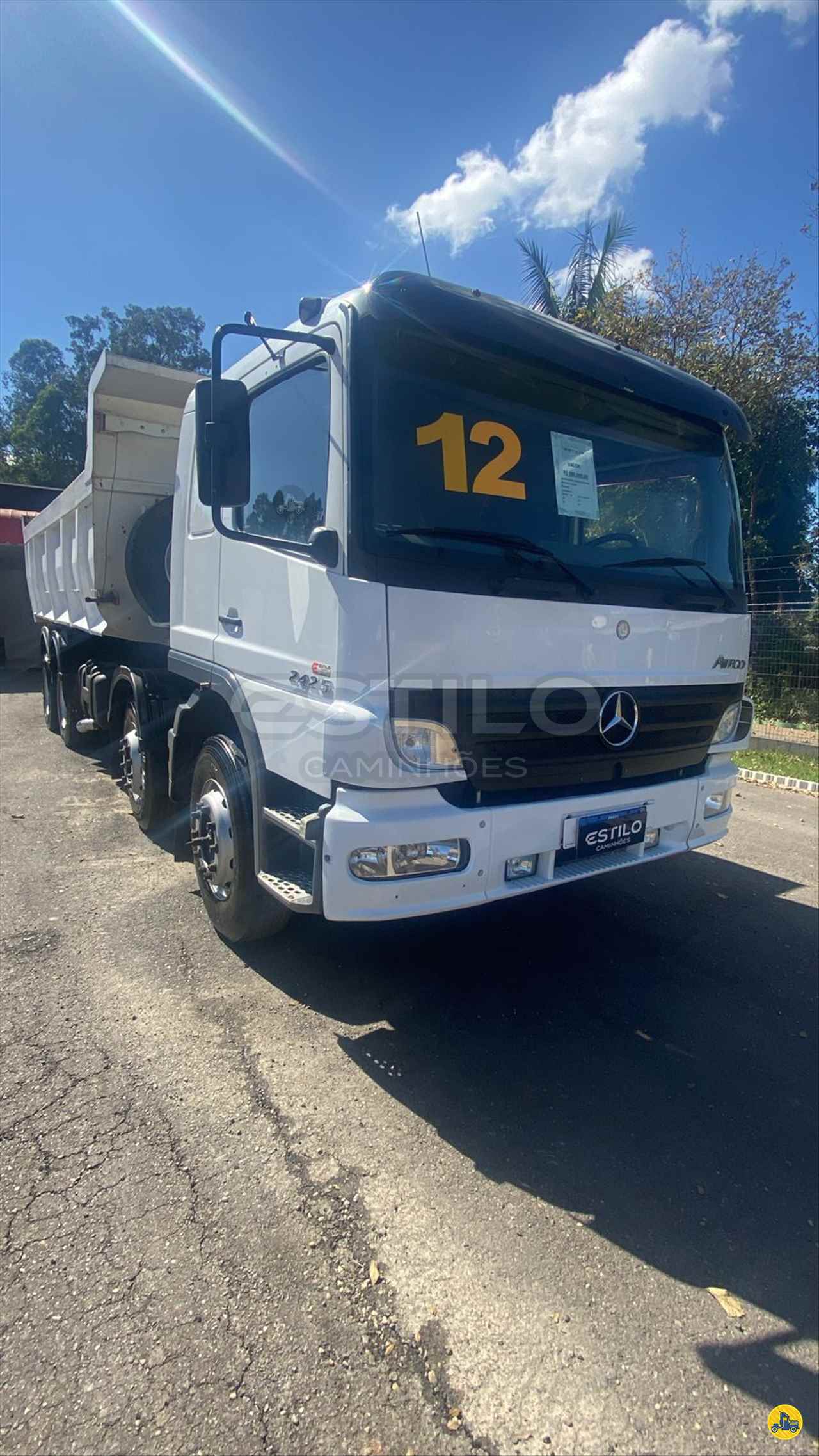CAMINHAO MERCEDES-BENZ MB 2425 Caçamba Basculante BiTruck 8x2 Estilo Caminhões POUSO ALEGRE MINAS GERAIS MG